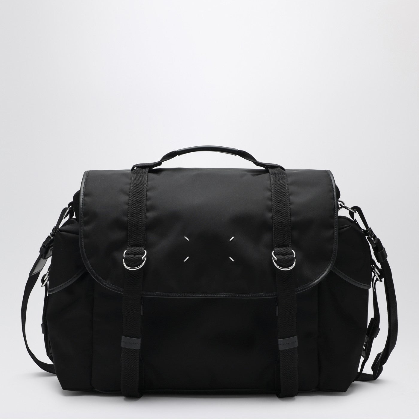 Maison Margiela Black High Tech messenger bag | TheDoubleF