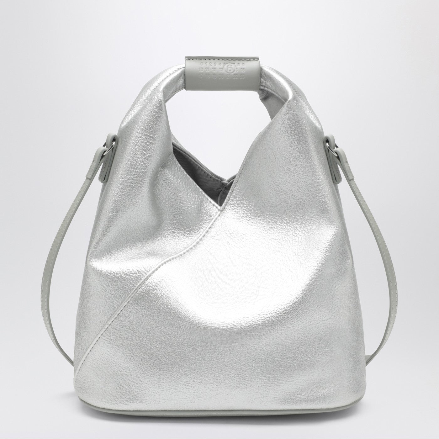 MM6 Maison Margiela Japanese Crossbody Bag silver eco leather