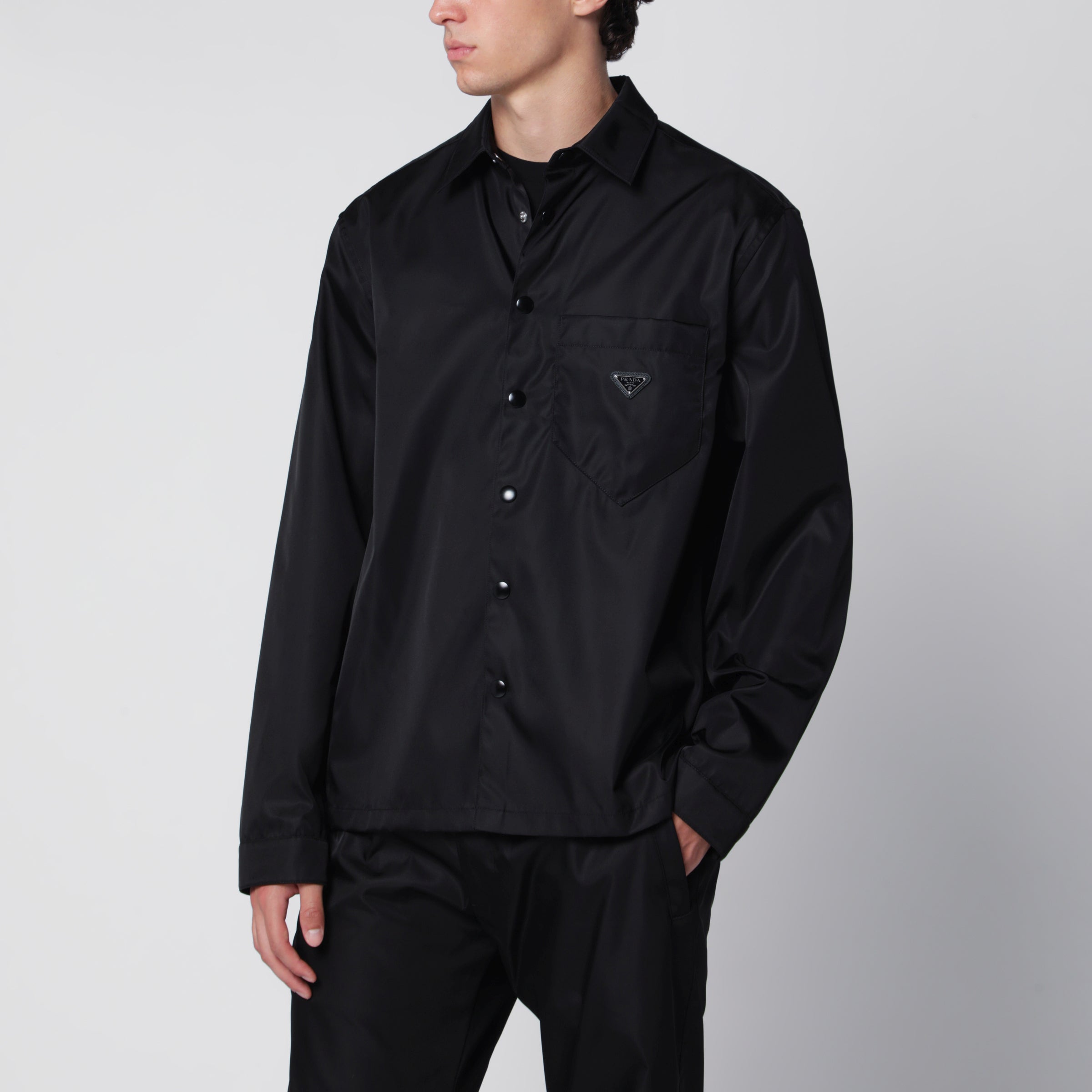 Prada Black Re-Nylon shirt