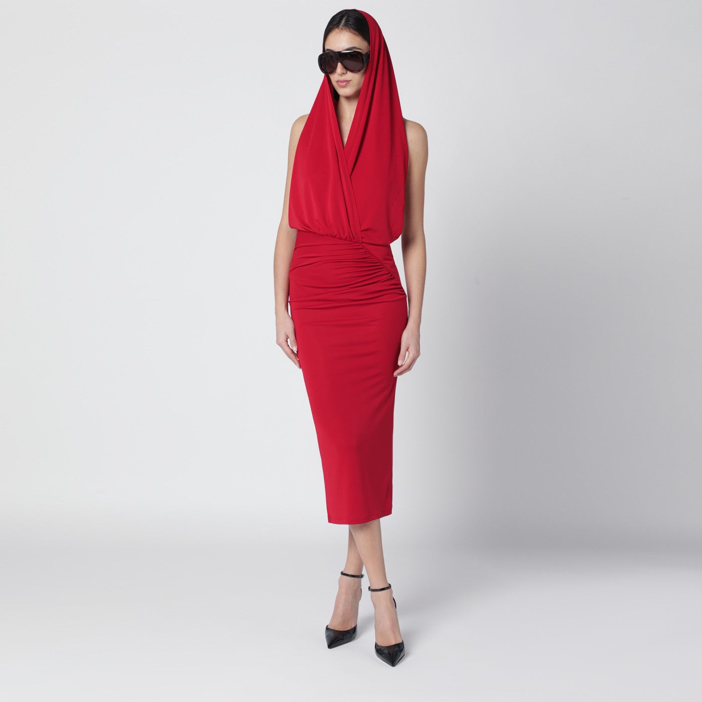 hooded midi dress Drawstring Long Sleeve Hooded Midi Dress  Charming Charlie