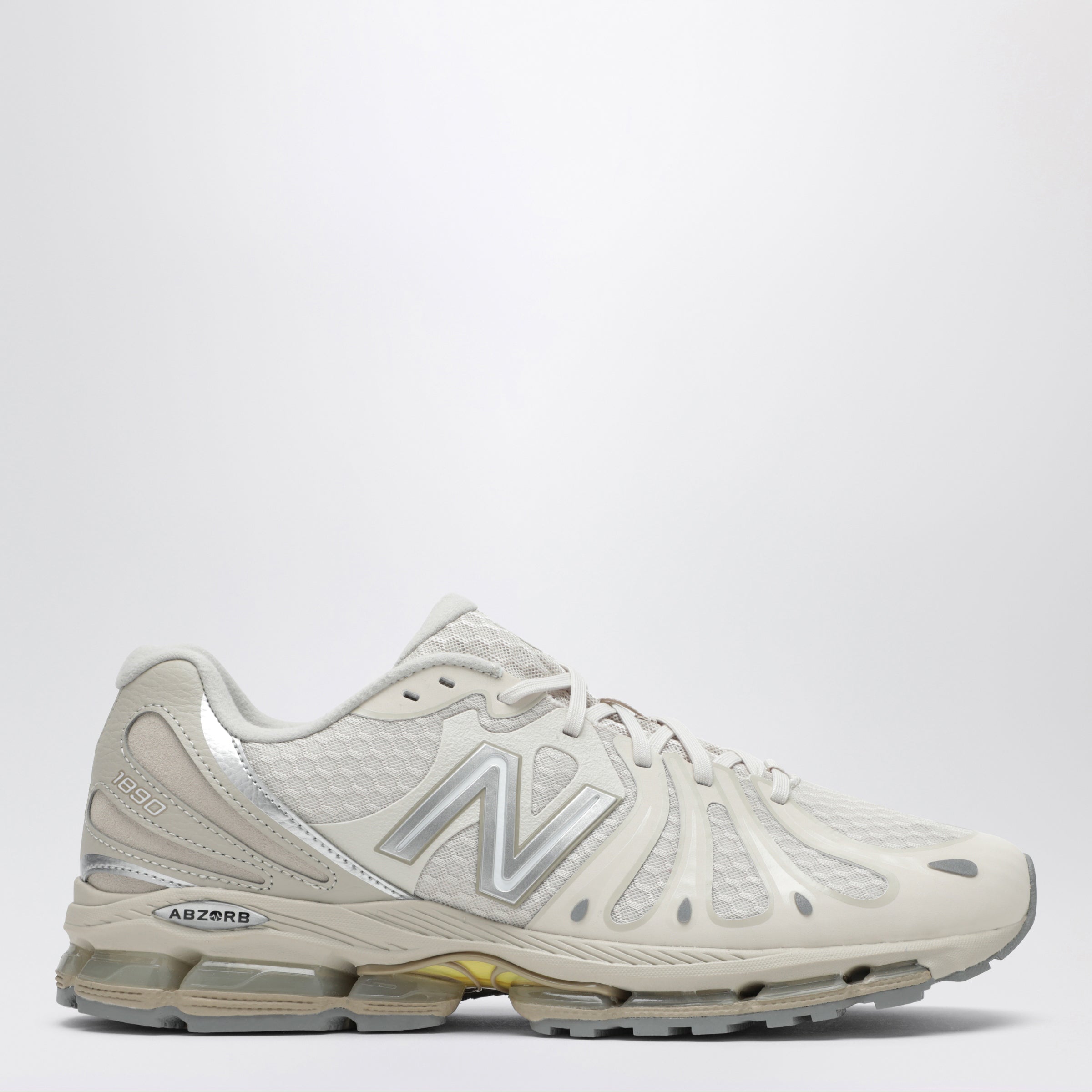 New Balance Sneakers ABZORB 1890 Linen/Punch Yellow | TheDoubleF