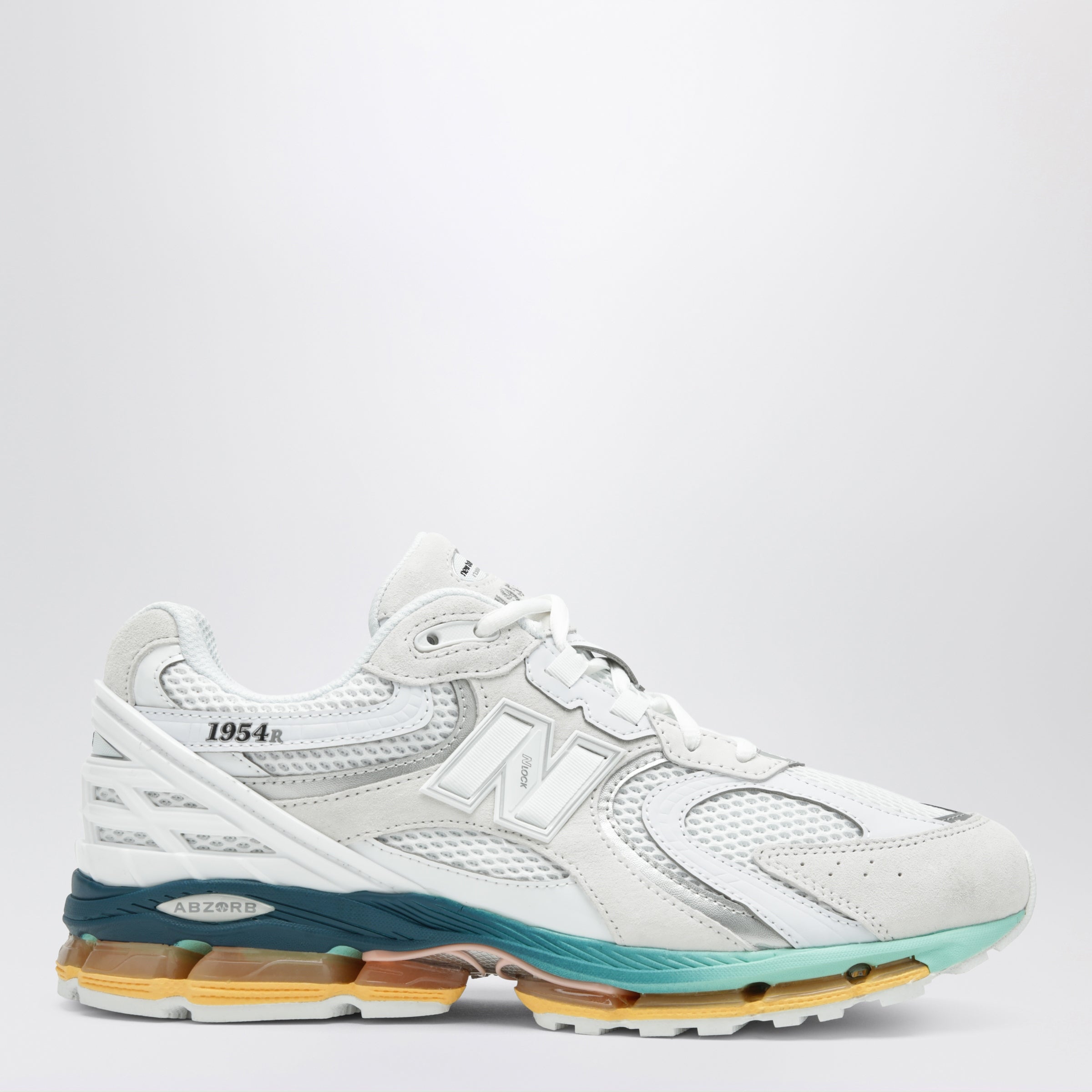 New Balance White and mint green 1954R sneakers | TheDoubleF