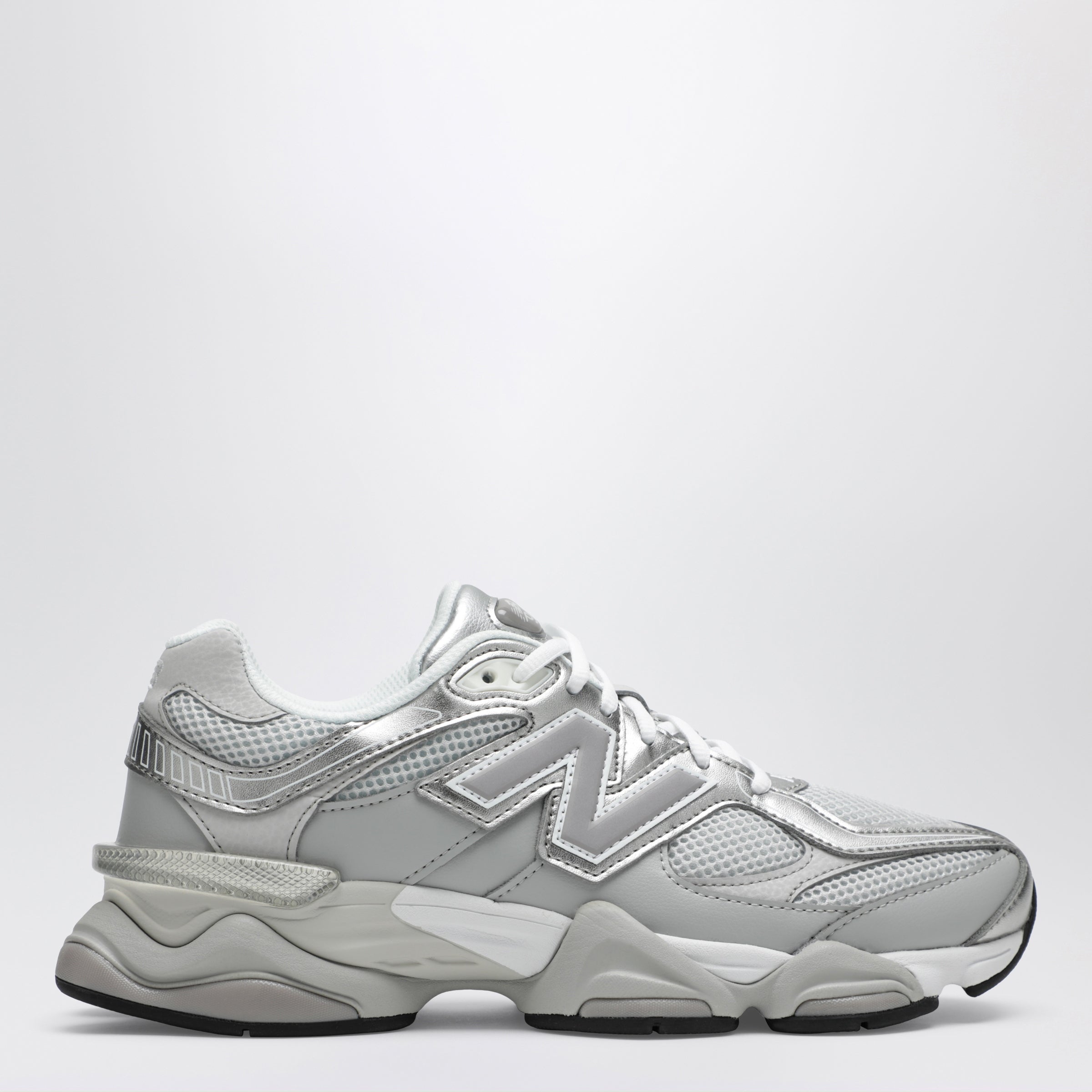 New Balance 9060 Sneakers in Raincloud / Truffle Salt in mesh