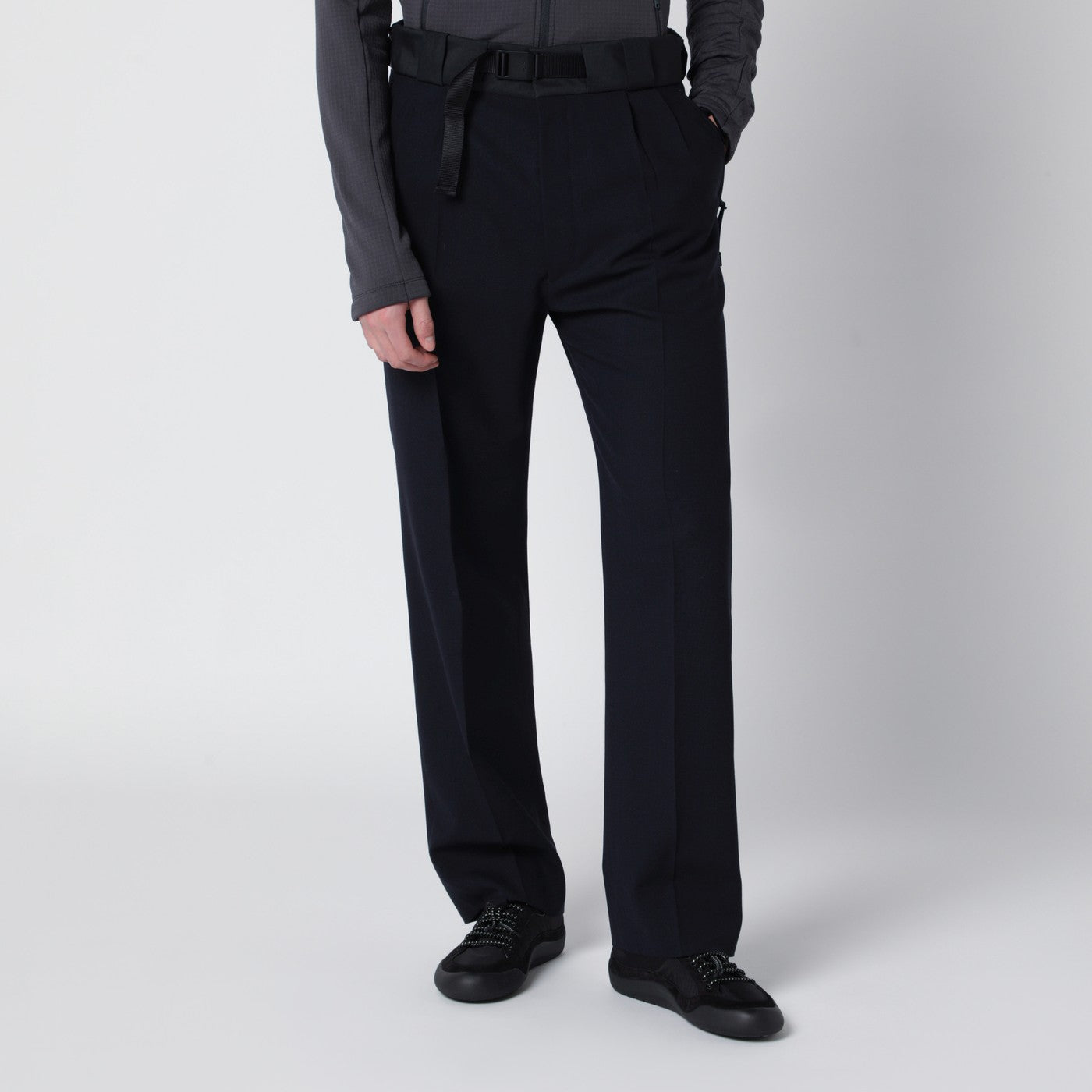 Prada Wool trousers with technical details | TheDoubleF