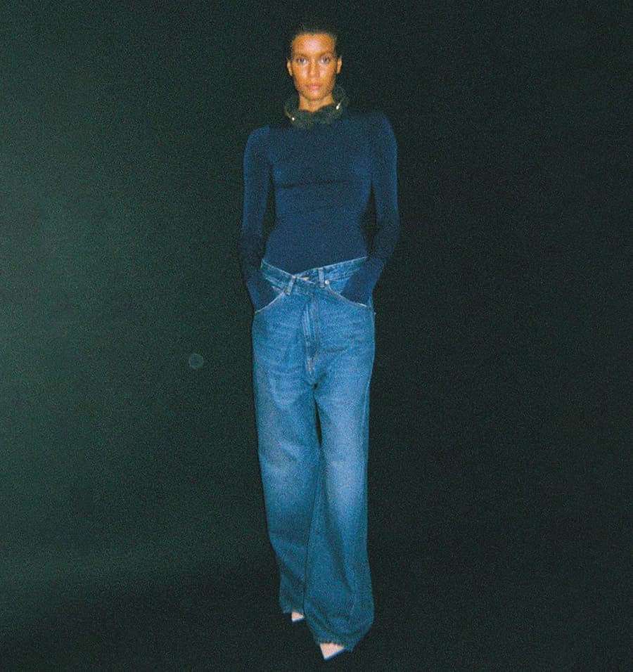 DARKPARK 舞い INES CROSS DENIM
