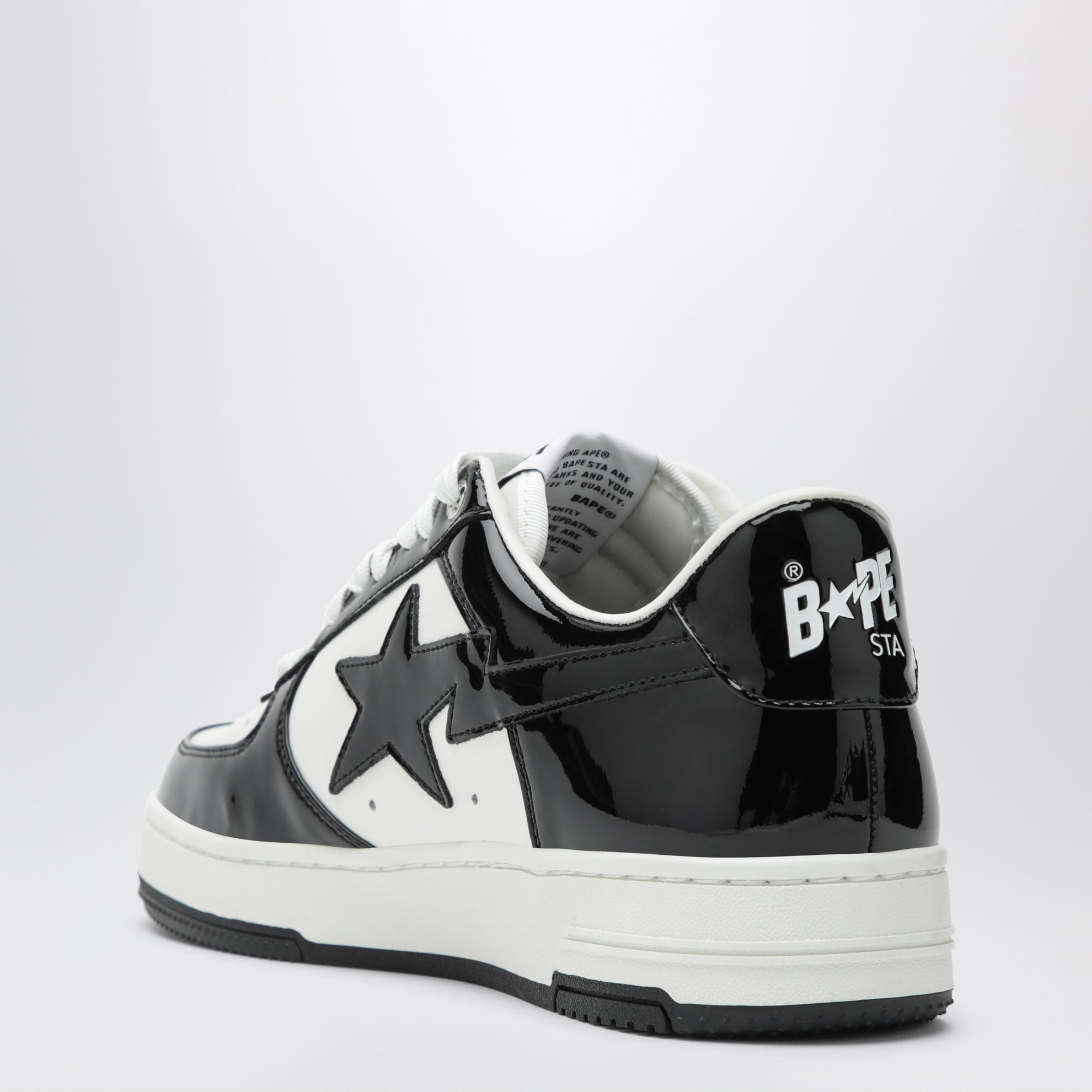 Sneakers Bape Sta #1 bianca/nera