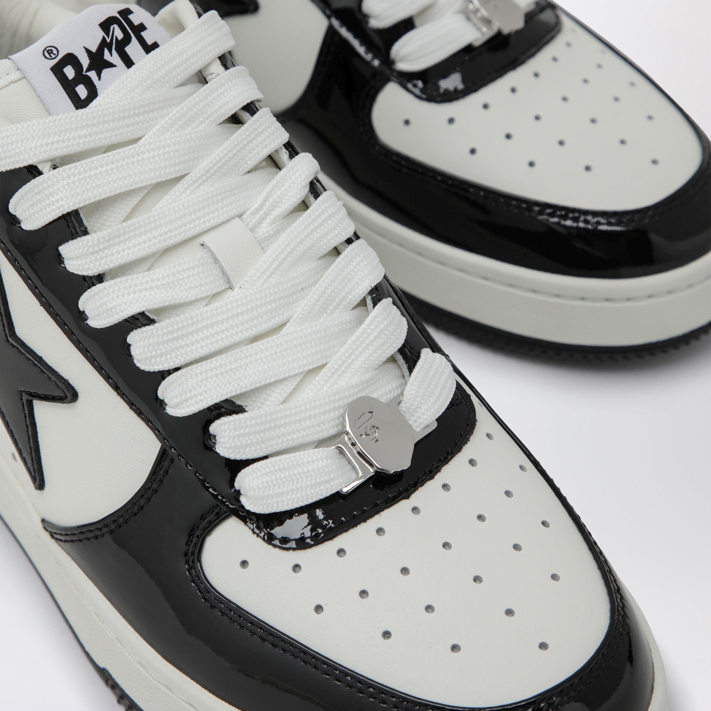 BAPE White/black Bape Sta #1 sneakers | TheDoubleF