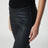 Pantaloni skinny Nos Roche neri in pelle
