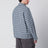 Camicia con zip motivo check in cotone
