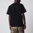 Black T-shirt with logo print