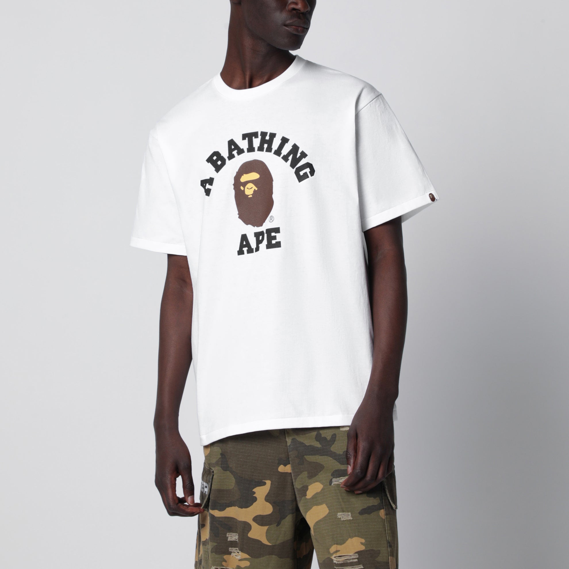 White T-shirt with logo print