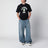 T-shirt bianca con stampa logo