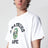 T-shirt bianca con stampa logo