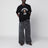 T-shirt College noir en coton