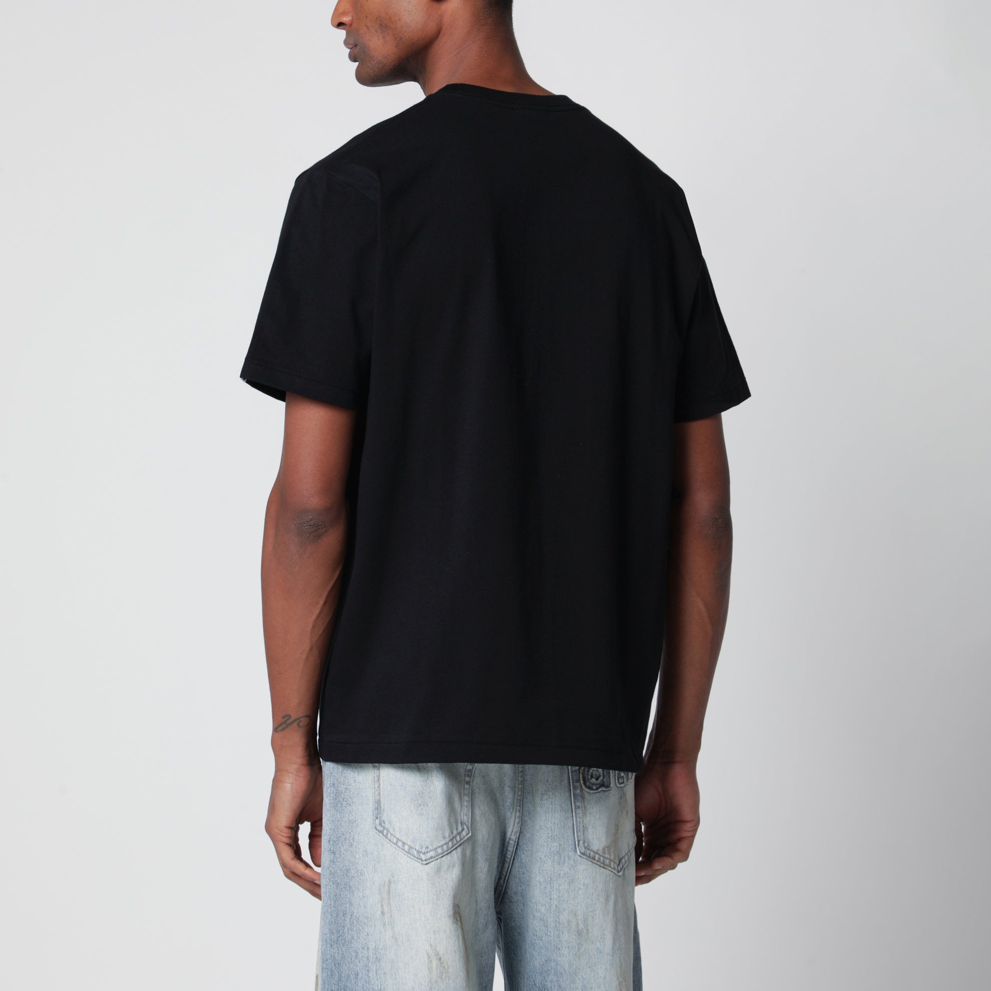 T-shirt nera con stampa Baby Milo