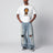 T-shirt bianca con stampa Baby Milo