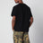 T-shirt nera con stampa Baby Milo con scimmia
