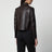 Giacca cropped Emy marrone caffè in pelle