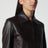 Giacca cropped Emy marrone caffè in pelle