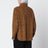 Giacca camicia Kaylee verde oliva in suede
