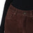 Jean trousers in suede, Brown