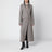 Cappotto monopetto con microfantasia