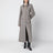 Cappotto monopetto con microfantasia