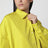 Camicia oversize color lime in popeline di cotone