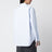 Light blue shirt in cotton poplin with embroidery
