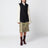 Beige skirt with floral jacquard pattern