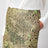 Beige skirt with floral jacquard pattern