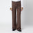 Brown pinstripe trousers