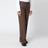 Brown pinstripe trousers