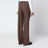 Brown pinstripe trousers