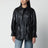 Schwarze Maeve Lederjacke mit Tunnelzug
