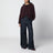 Felpa con cappuccio bordeaux in cotone