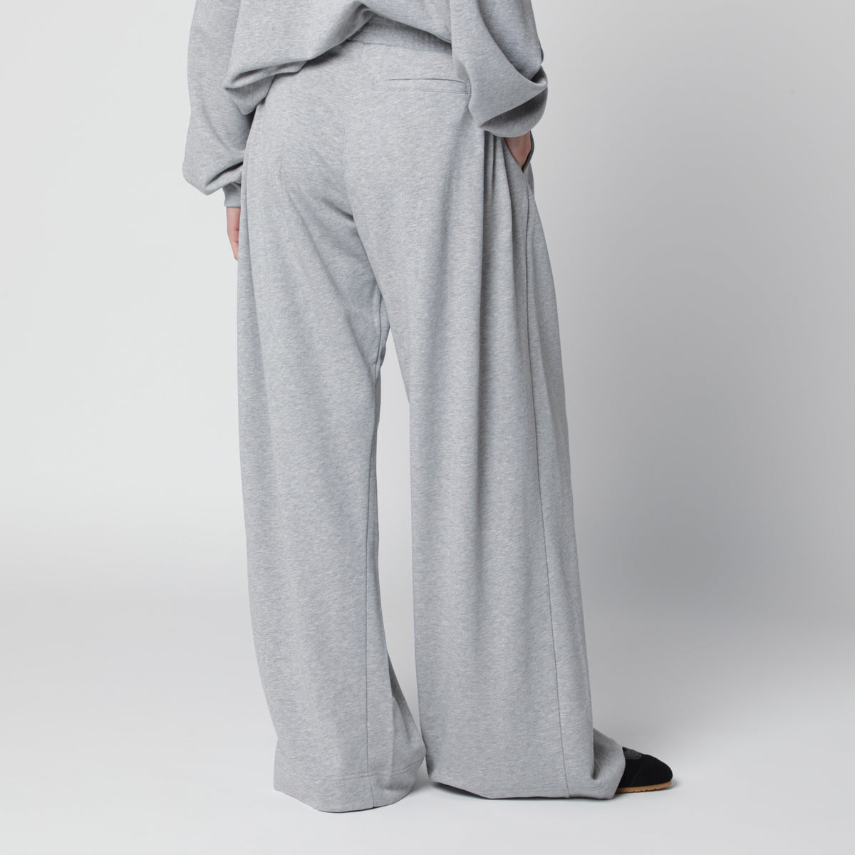 Pantaloni Hamesa grigi in cotone