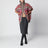 Jacquard sleeveless cardigan in wool and cashmere