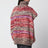 Jacquard sleeveless cardigan in wool and cashmere