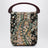 Brown floral gobelin micro bag