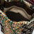 Brown floral gobelin micro bag