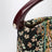 Brown floral gobelin micro bag