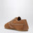 Sneaker marrone in pelle e suede