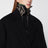 Champagne jacquard wool collar