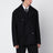 Manteau noir en laine mélangée