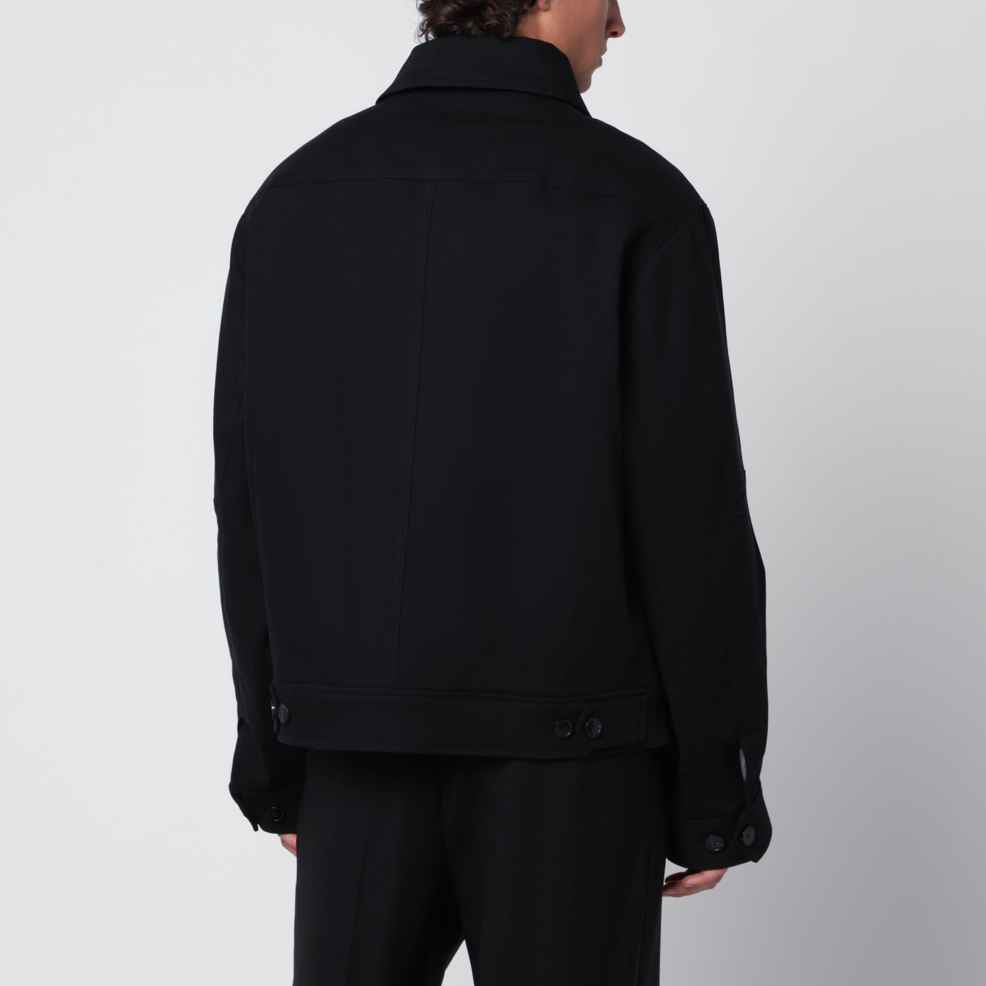 Veste en coton noir