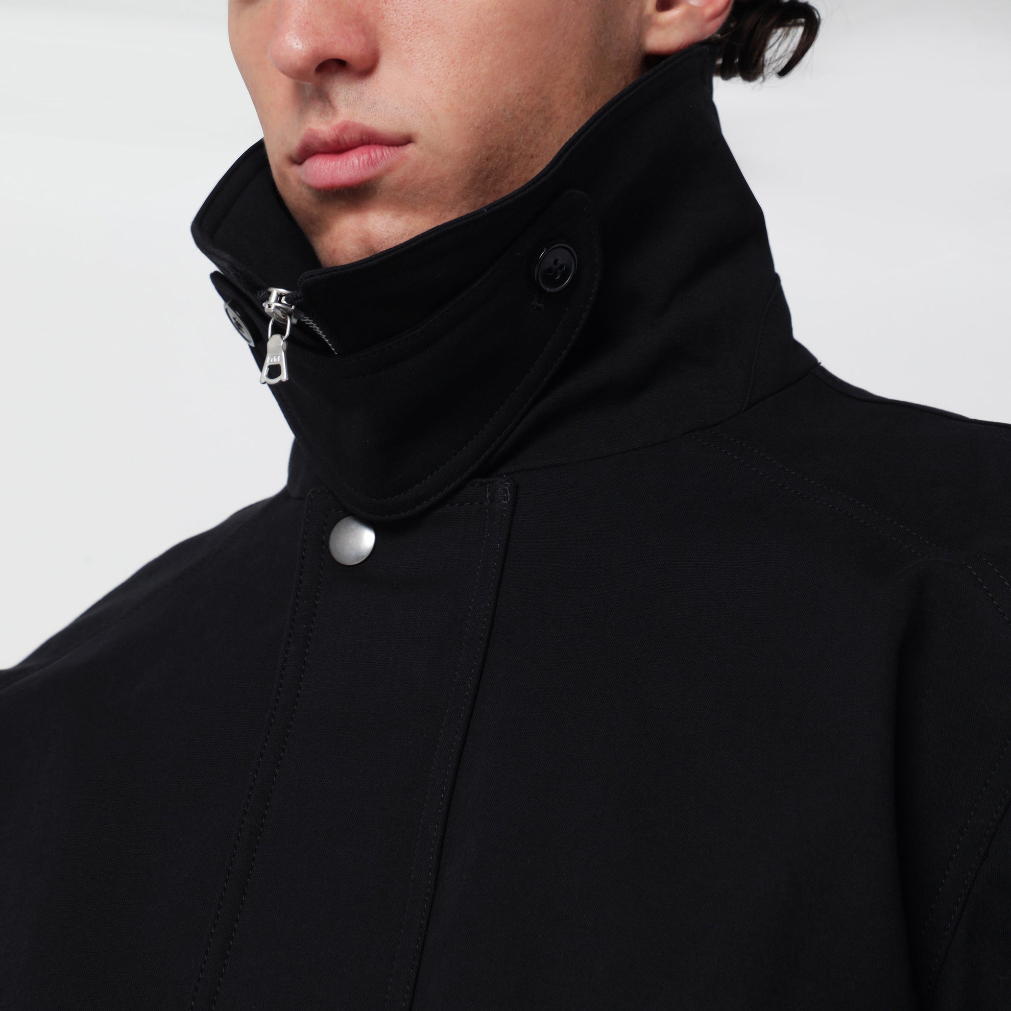 Veste en coton noir