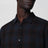 Camicia marrone motivo check in viscosa