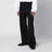 Pantaloni con cintura neri in lana
