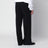 Pantaloni con cintura neri in lana
